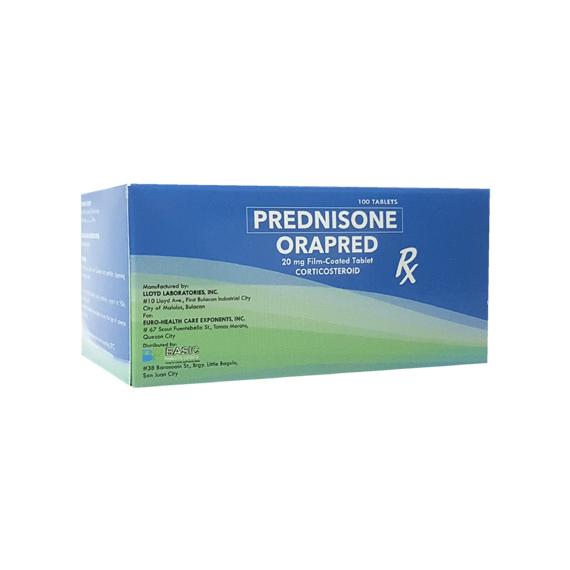 20mg of prednisolone