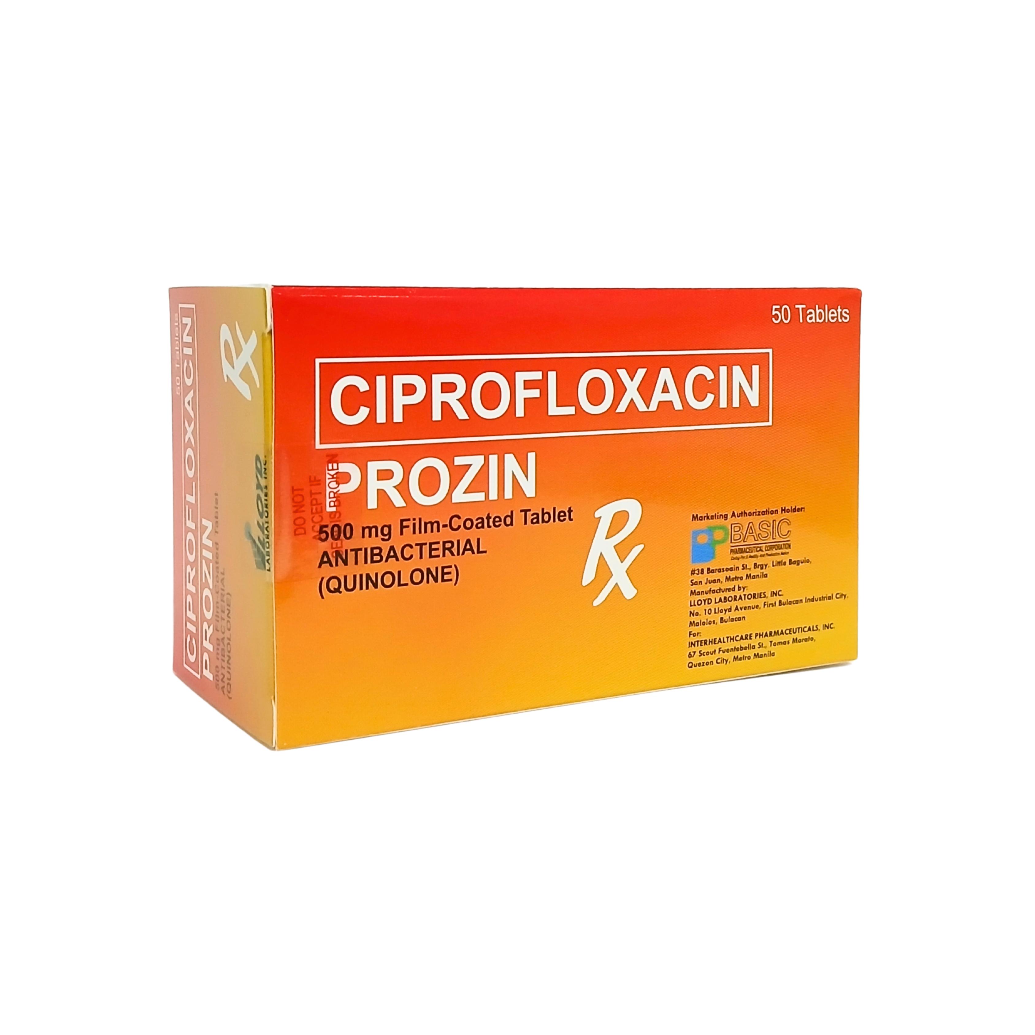 PROZIN FILM-COATED TABLET 500MG | Basic Pharmaceutical Corporation