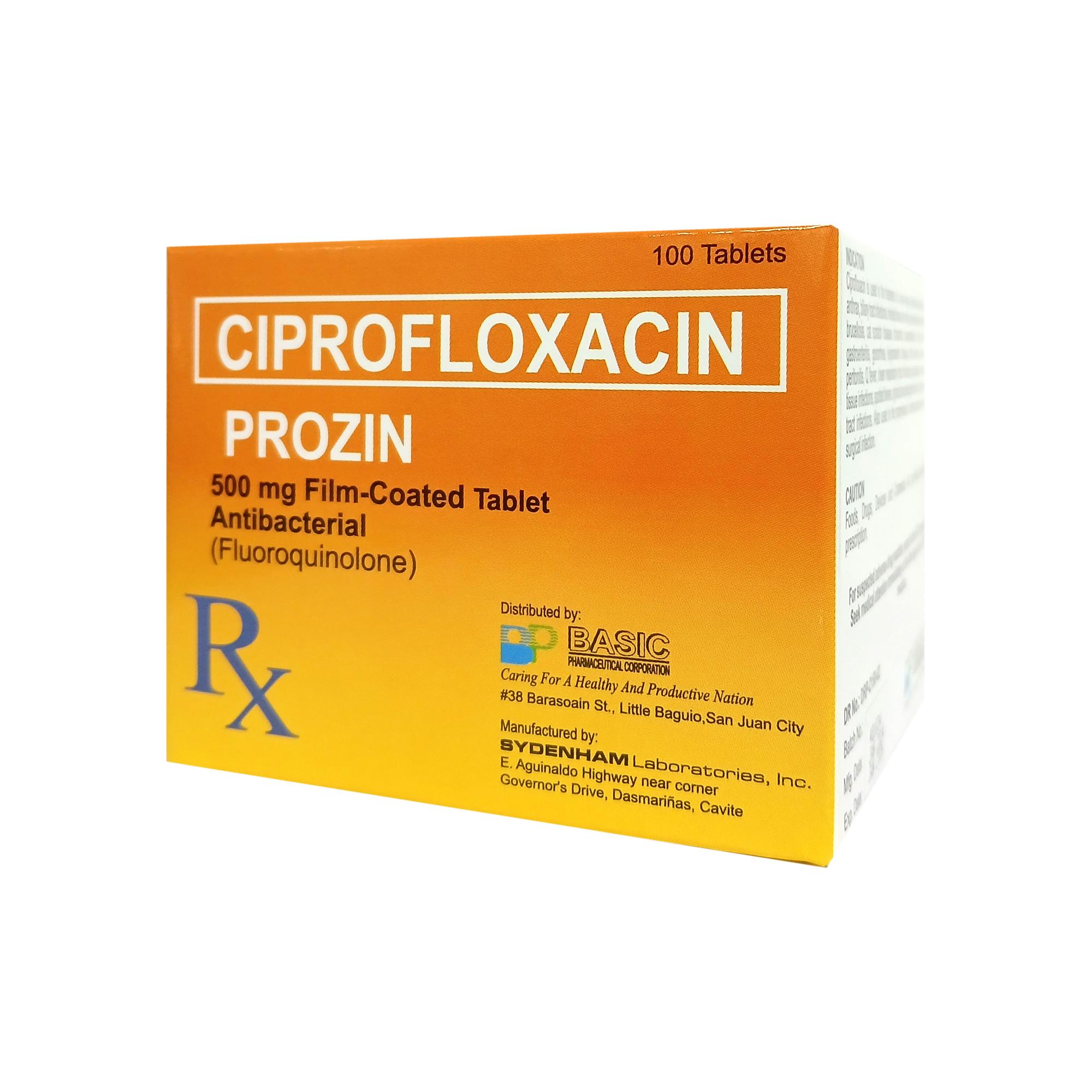 PROZIN FILM-COATED TABLET 500MG | Basic Pharmaceutical Corporation